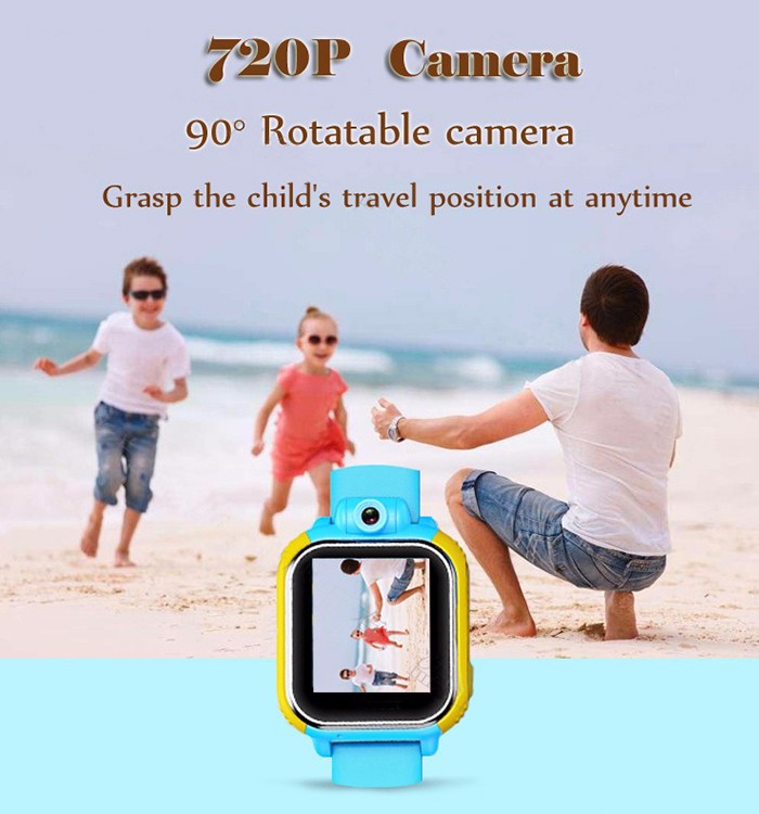 Support multi-language and camera waterproof kids sport watch gps