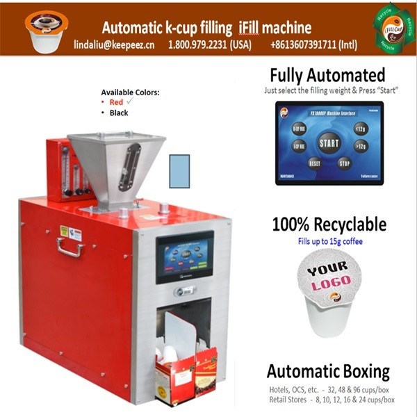 Smart Coffee Pod Packaging Machine Ifill800 For Keurig Coffee Capsule