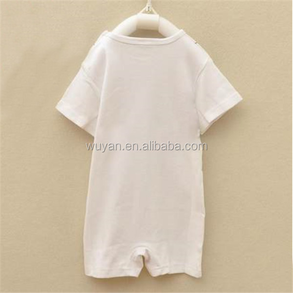 赤ちゃんの女の子の夏の半袖ロンパースオープンクロッチtシャツの服の夏問屋・仕入れ・卸・卸売り