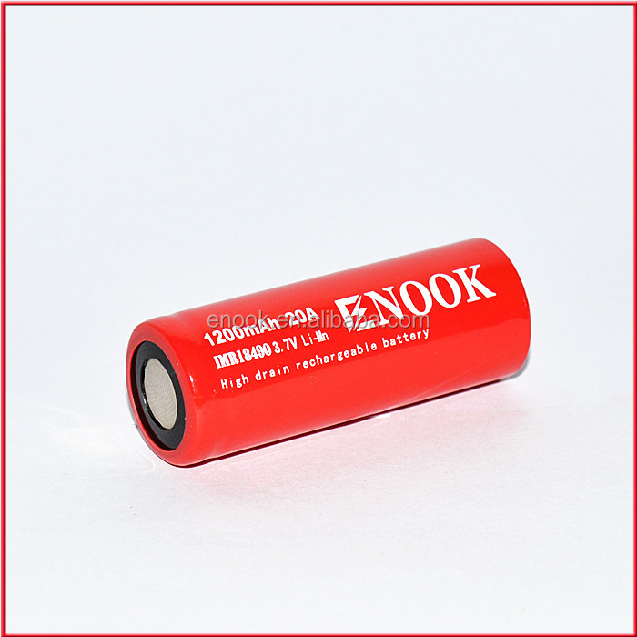 最も人気!!! cyclidrical enook 18490 1200 mahバッテリリチウムmn充電式バッテリーで最低価格仕入れ・メーカー・工場