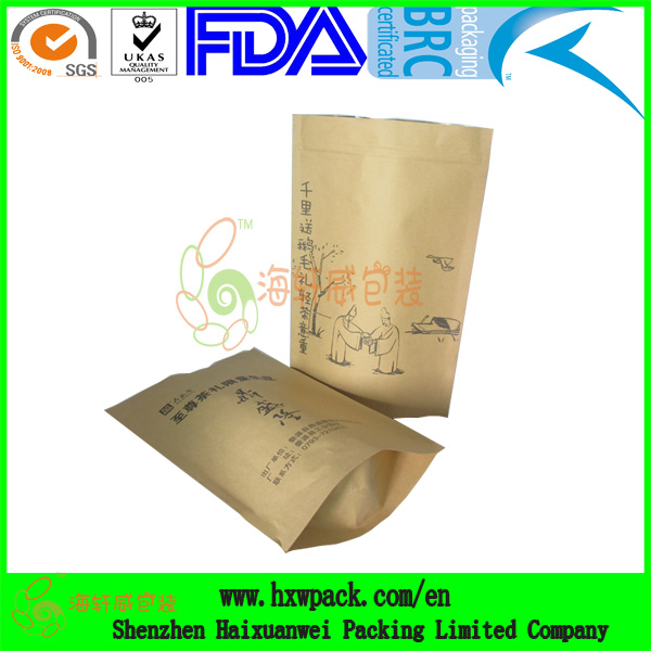foil lined brown kraft paper tea bags