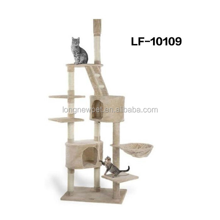 モーデン猫クライミング塔猫猫のコンドミニアム販売のための木のスクラッチャー仕入れ・メーカー・工場