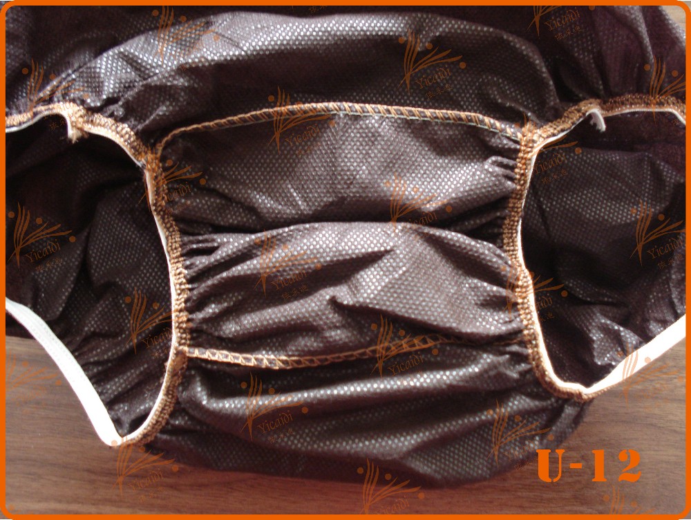 使い捨てマイクロファイバー不織布の女性用下着のパンティー仕入れ・メーカー・工場