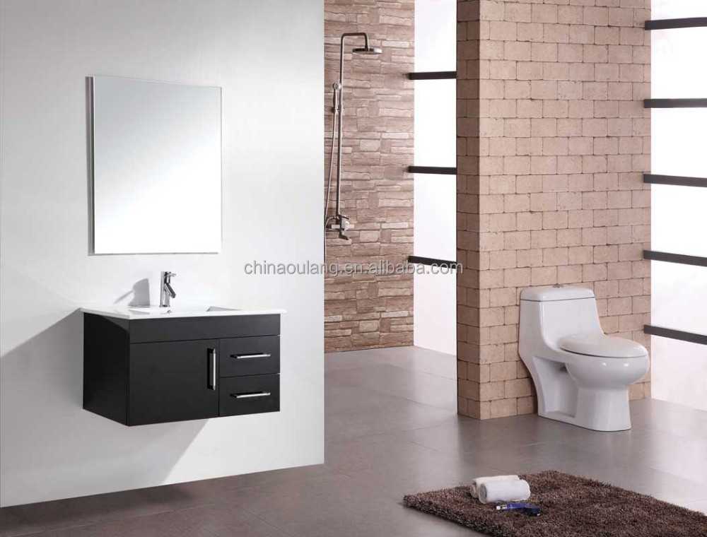 2015 Hot Sale Modern Mdf Bathroom Vanity Waterproof Mirror Cabinet 