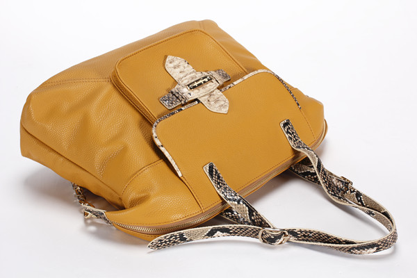 最高品質のファッション2014年ヘビの皮のエンボス加工puレザーデザイナーハンドバッグショルダーバッグ卸売女性のための問屋・仕入れ・卸・卸売り