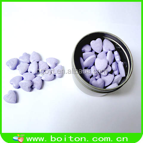 hart shape sugar free mints
