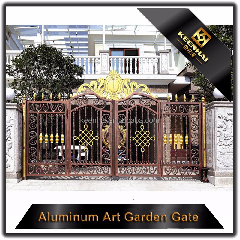 Jardin décoration poudre enduit en aluminium en métal jardin cour ... Décor clôture Metal