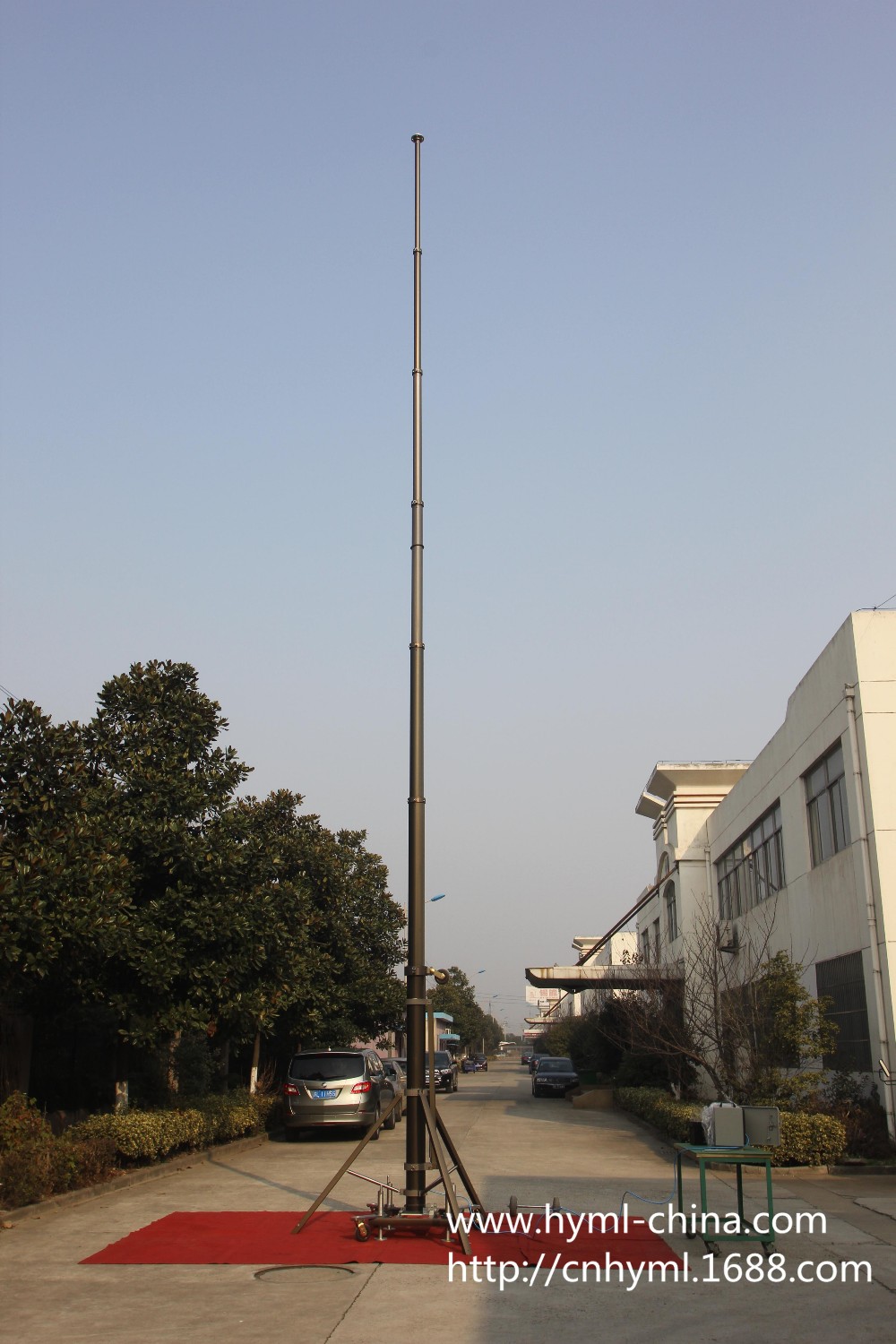 The Telescopic Antenna Mast With Combination Of Wheels & Frame Buy