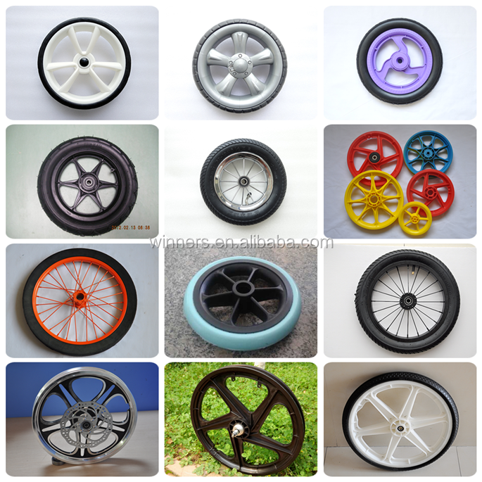 5 Inch 6 Inch 7 Inch Small Plastic Baby Doll Pram Wheels Pvc Wheel
