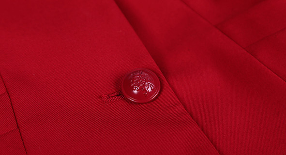赤のためのスーツを含む航空会社の制服コートベストとスカート仕入れ・メーカー・工場