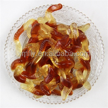 Sugar Coated Cola Bottle Shape Gummy Candy Soft Jelly Candy