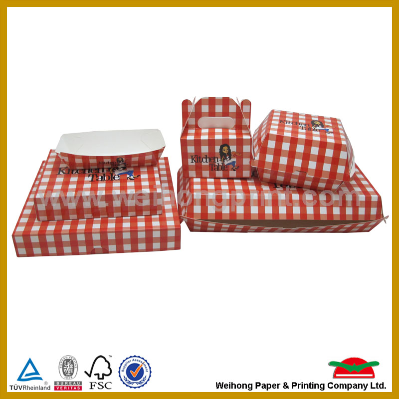 popular take away fast food box,fast food packaging box