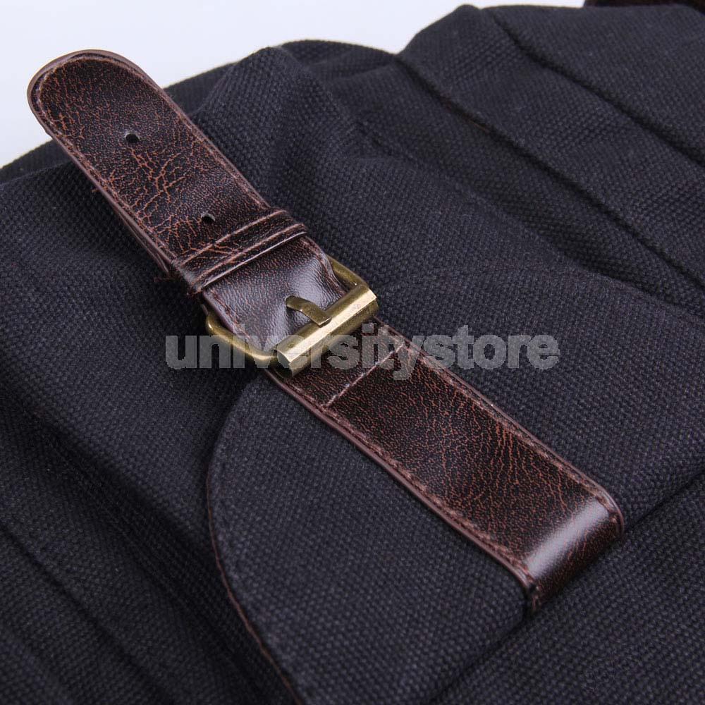 Korea Style Women Multi-pocket Canvas Cross Body Shoulder Bag Handbag