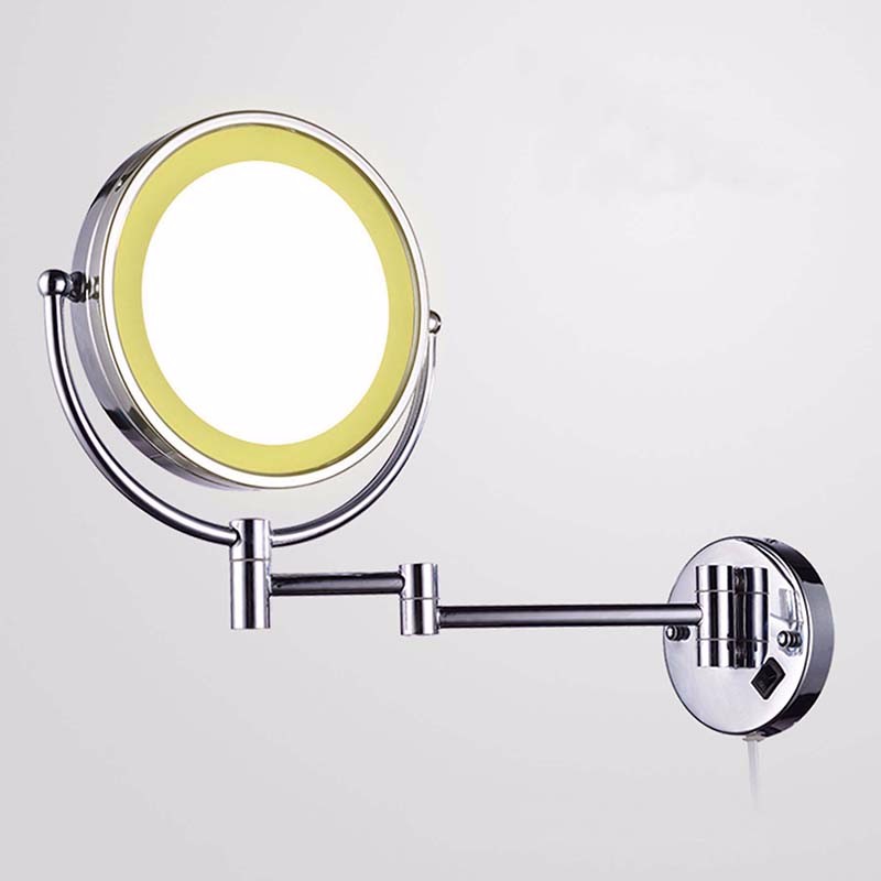 Led化粧鏡-調整可能な7x倍率照明付き化粧鏡バニティミラー。暖かいledタップライト浴室ミラーで強力なr 問屋・仕入れ・卸・卸売り