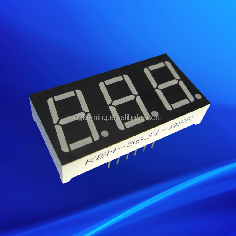 Bright White color 5631 inch three 3 triple digit 7 segment led numeric display module