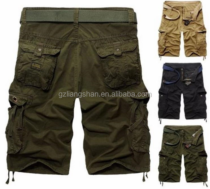 夏のファッションメンズカーゴショーツ迷彩軍3/4ルーズカジュアルカーゴショートパンツ仕入れ・メーカー・工場