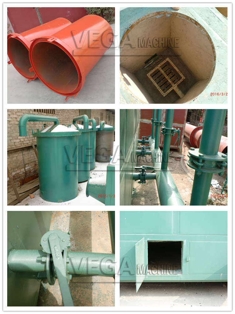 pop wood charcoal carbonization furnace