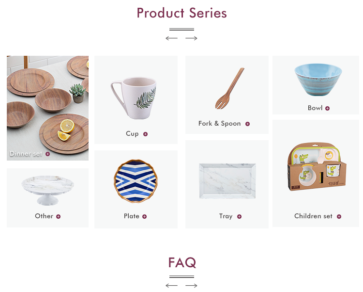 usa melamine dinnerware
