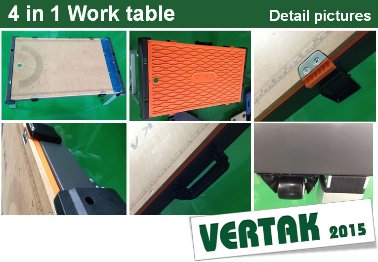 良い品質6の1マルチ- 目的折り畳み式作業テーブル、 ポータブル折りたたみ式作業足場仕入れ・メーカー・工場