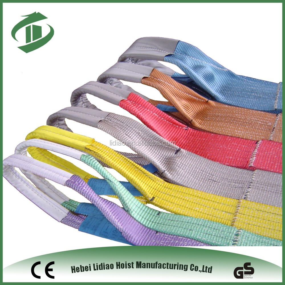 Durable Endless Nylon Slings Blue Sling Colour Codes Lifting Slings