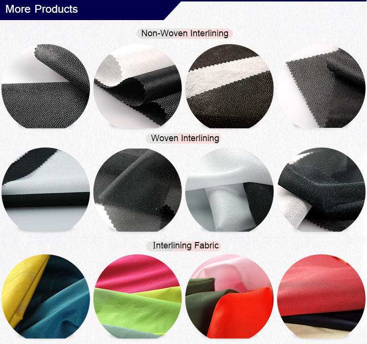 Fusible interlining 100 polyester mesh fabric of manufacture