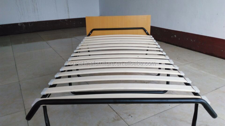 2016熱い販売省スペース折りたたみベッド付き木製スラット用ホームホテル可動式病院使用仕入れ・メーカー・工場