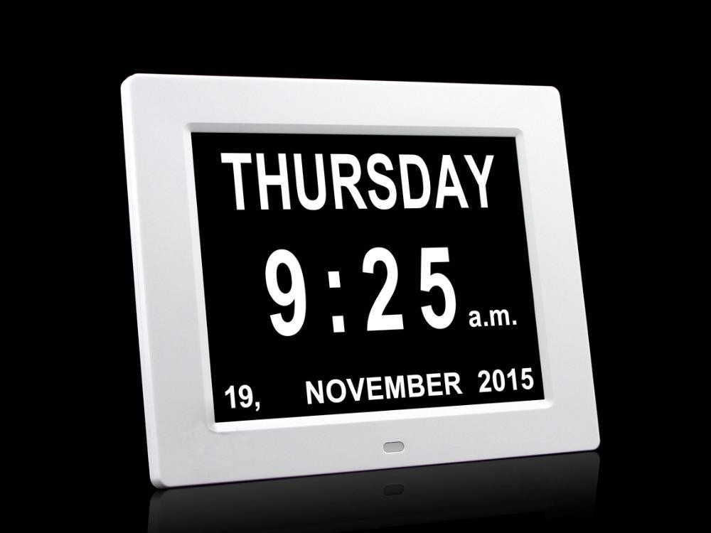 Digital Display Clock With Day Of The Week Elderly Dementia Seniors
