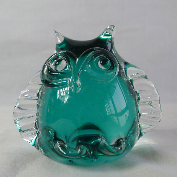 新しい到着の手芸2015卸売ミニアクアガラスフクロウの置物問屋・仕入れ・卸・卸売り