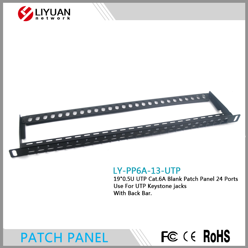 Utpcat5ely-pp6a-13-utp0.5ucat624ポートバックバー付きパッチパネル仕入れ・メーカー・工場