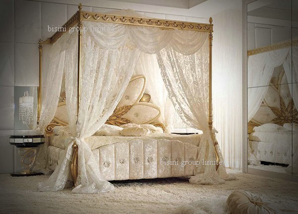 Royale italienne meubles de chambre à coucher en bois, luxe ... Chambre a coucher italienne de luxe