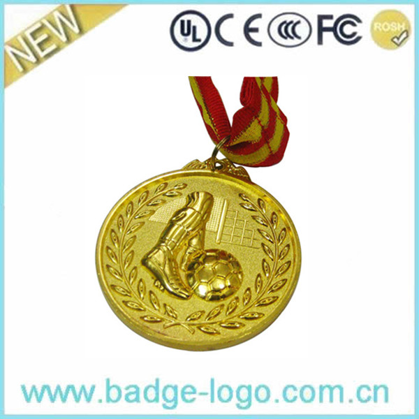 アンティークランニング賞メダル、のwholsale亜鉛合金メダルでリボン仕入れ・メーカー・工場