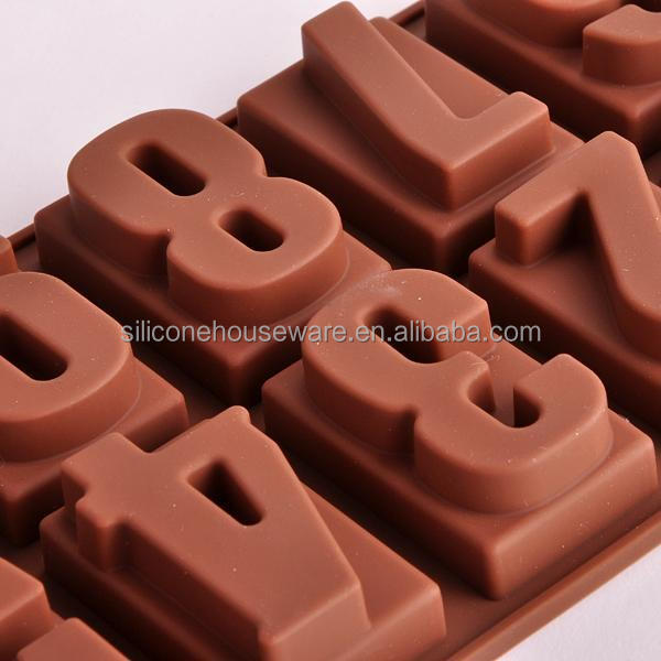 チョコレートケーキ3d数シリコーン子供のための金型問屋・仕入れ・卸・卸売り