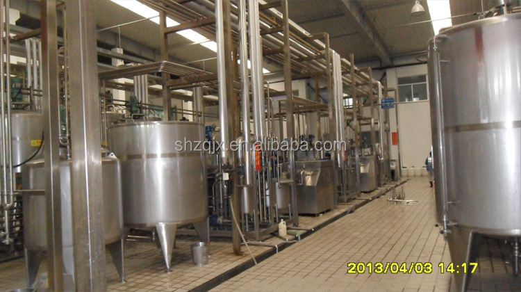 2000L/H Pasteurized milk complete processing line on turkey basis