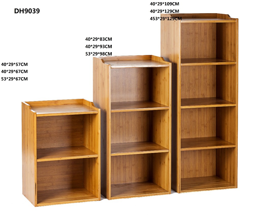 安定したエコ- フレンドリーな竹のリビングルームの家具書棚/竹の本棚仕入れ・メーカー・工場