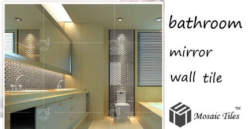 銀のガラスモザイクミラータイルのキッチンbacksplashのタイルの浴室の壁デコメッシュ 問屋・仕入れ・卸・卸売り