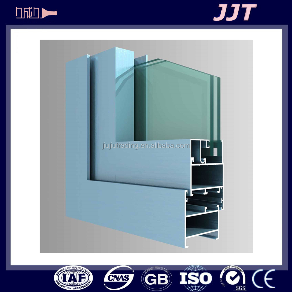easy assembly aluminium frame sliding glass window
