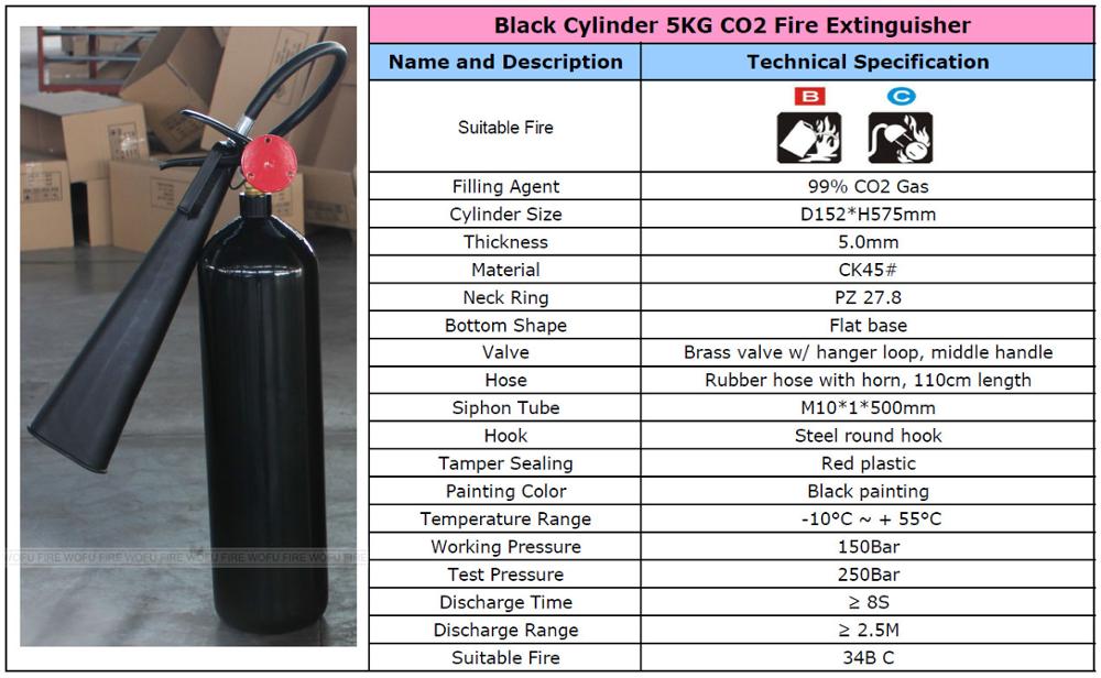 Iso Approval 5kg Co2 Fire Extinguisher Buy Fire Extinguisherco2 Fire Extinguisher5kg Co2 