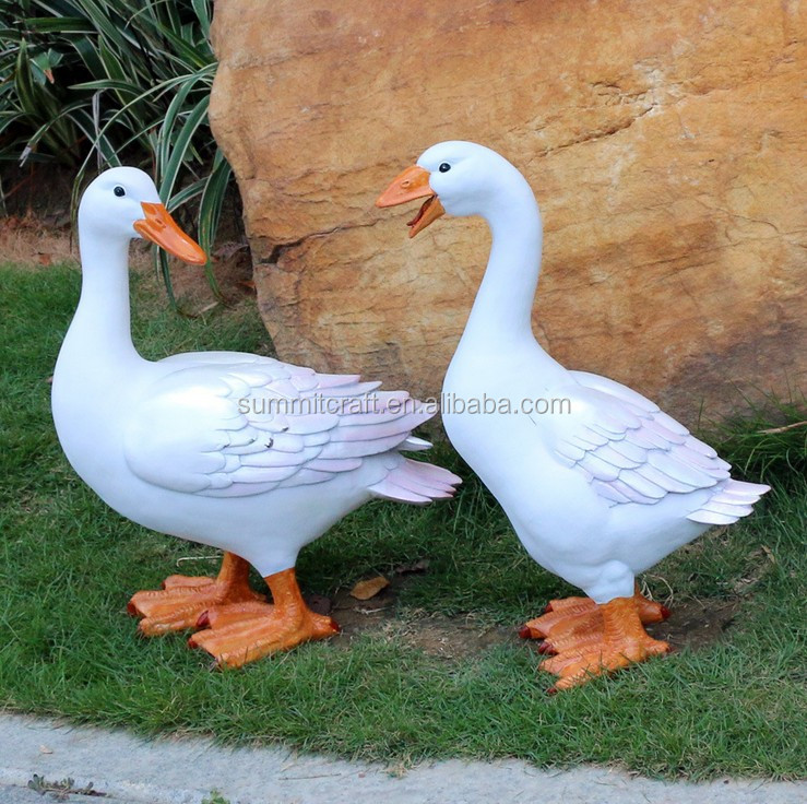 resin lawn goose