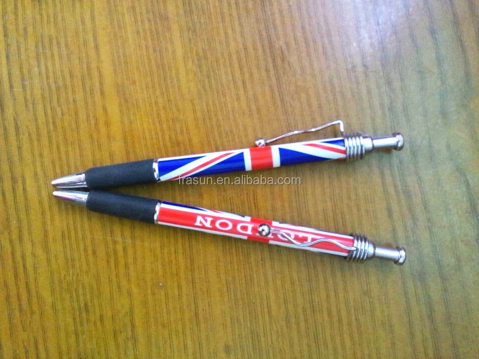 イギリス国旗ペン/古典的なユニオンジャックペン/英国ギフトお土産のペン問屋・仕入れ・卸・卸売り