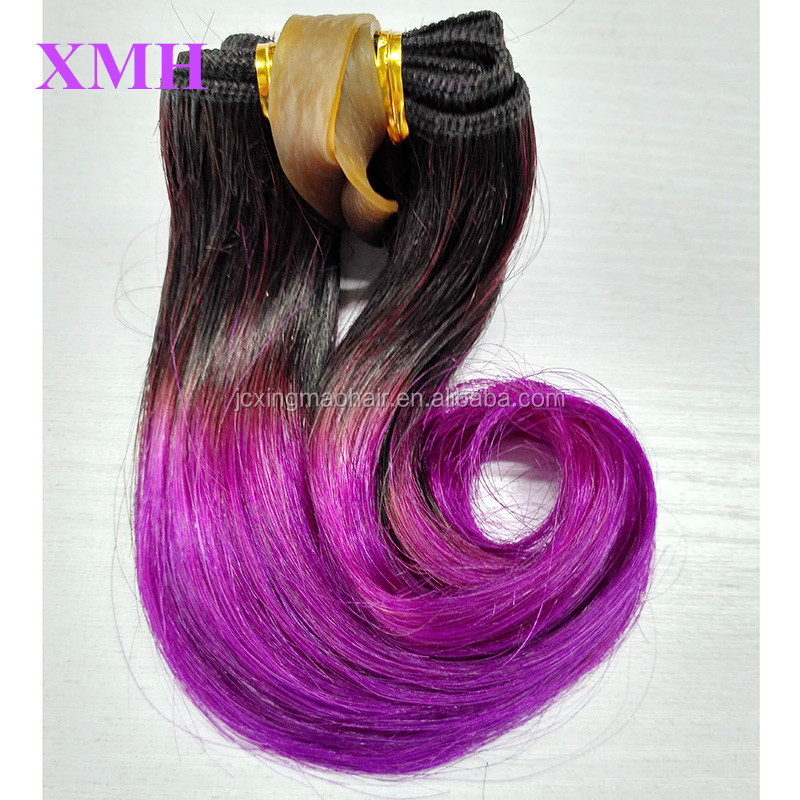 Cheap 6inch Short Hair Weaves For Black Women Ombre Colors 1b 27