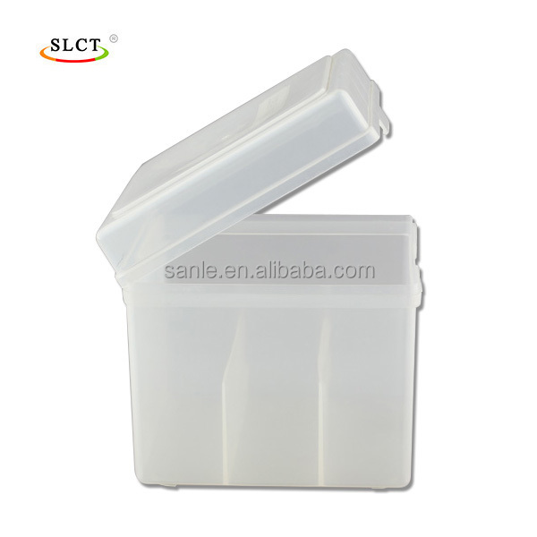 plastic box with 3 compartments