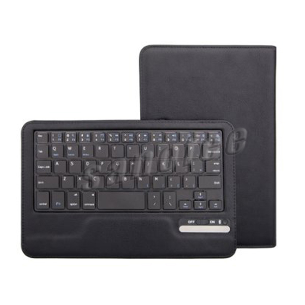 付きミニbluetoothキーボードワイヤレス取り外し可能な革のケースipad用空気問屋・仕入れ・卸・卸売り