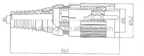 Pgタイプ2コアケーブルのプラグソケット防水ip65p20wfl-2aオスコネクタ仕入れ・メーカー・工場