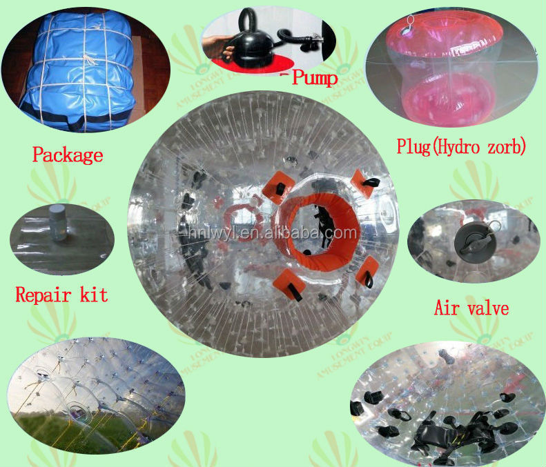inflatable pvc or tpu sprot game bubble football soccer bumper ball for sale