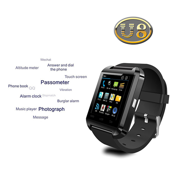 8.6$ U8 watch bluetooth smart watch U8 smartwatch