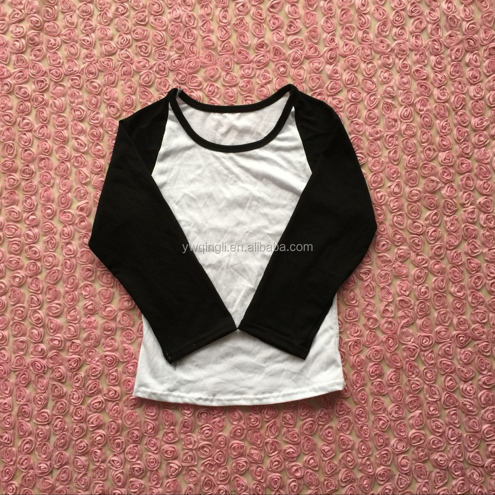 黒と白tシャツ ユニ セックス tシャツ ラウンド カラー tシャツ赤ちゃん パッチ tシャツ仕入れ・メーカー・工場