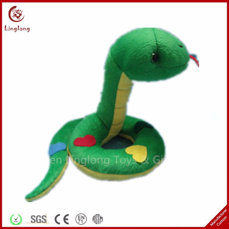 green snake stuffed animal