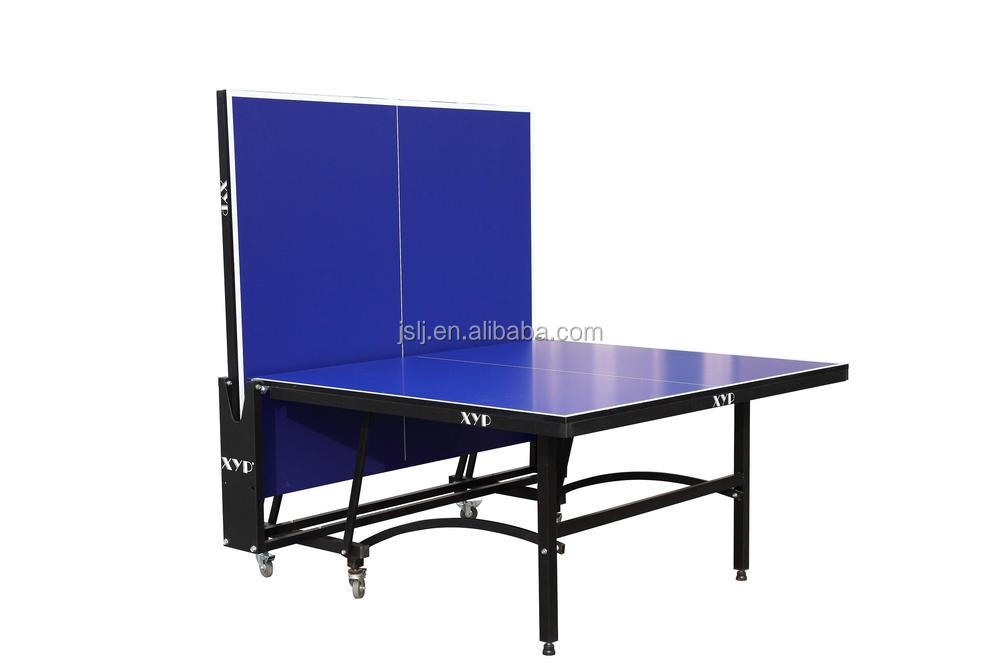 最新の安価な中国d9608屋内卓球台価格、 折り畳み式のテーブル、 良い価格ピンポンテーブル、 ホイール付き折りたたみテーブル問屋・仕入れ・卸・卸売り