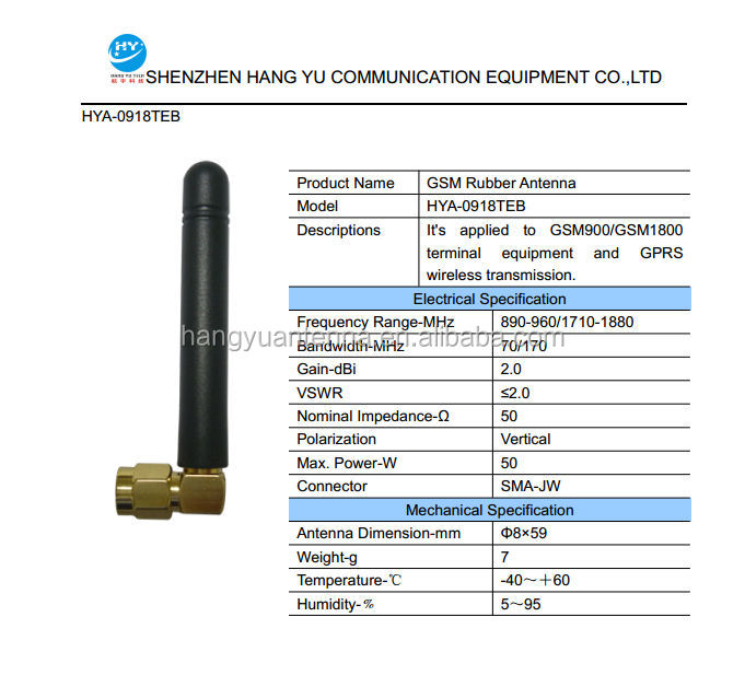 gsmラバーアンテナsmaコネクタ付き3dbi仕入れ・メーカー・工場