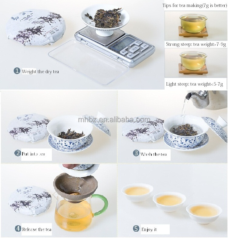 Banzhang Laoshu Factory produced puerh box tea